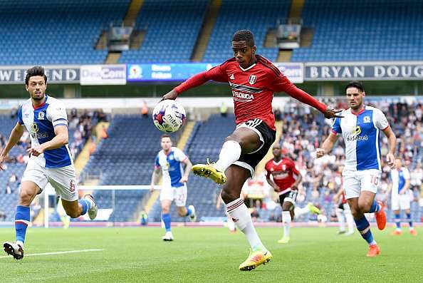 BLACKBURN, ENGLAND - AUGUST 27: Ryan Sessegnon of Fulham in action during the Sky Bet Championship match between Blackburn Rovers and Fulham at Ewood park on August 27, 2016 in Blackburn, England. (Photo by Nathan Stirk/Getty Images)